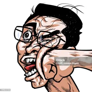 chudjak, glasses, hands, punch, stock image