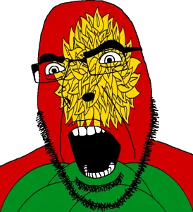 cobson, flag, full head, glasses, hair, lipetsk oblast, looking to the right, oblast, open mouth, russia