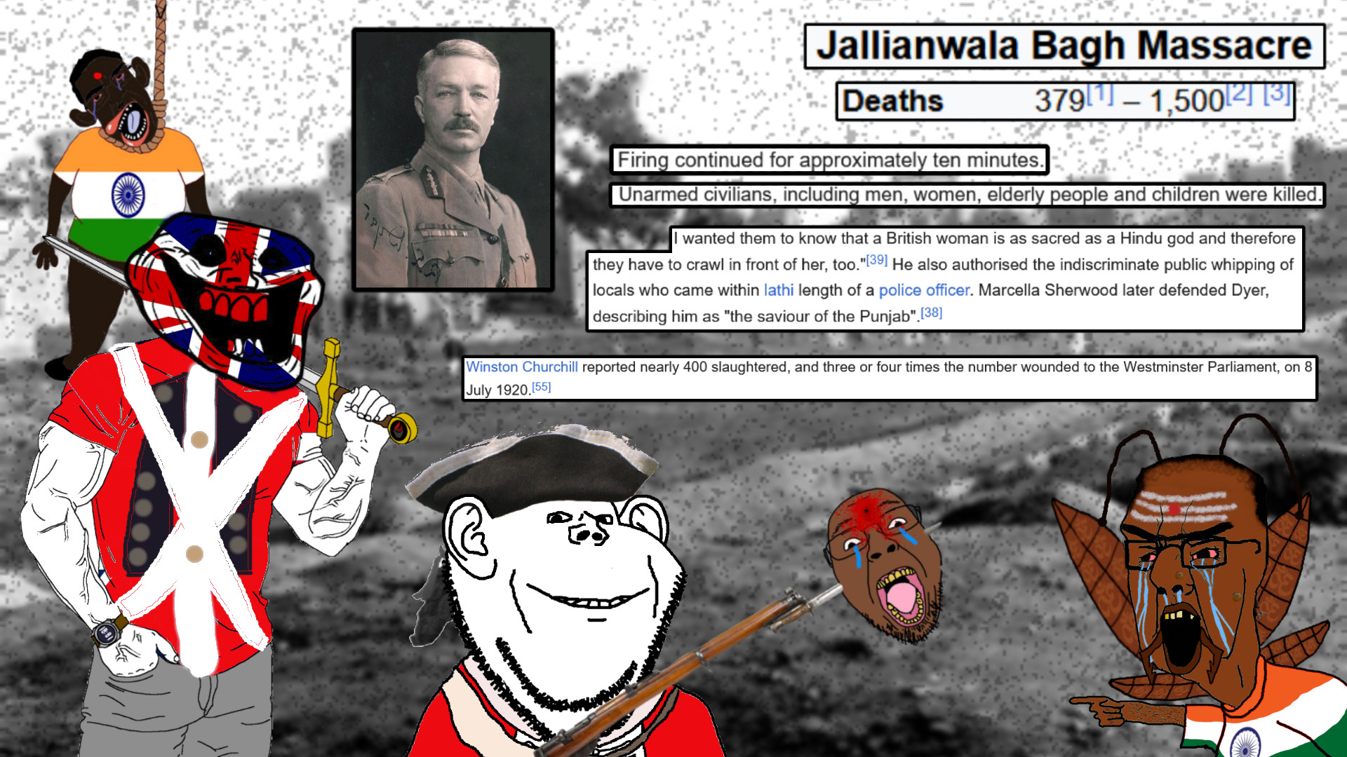 trollface, cobson, impish soyak ears, aryan, 5soyjaks, a10 eyes, army, article, beard, blonde hair