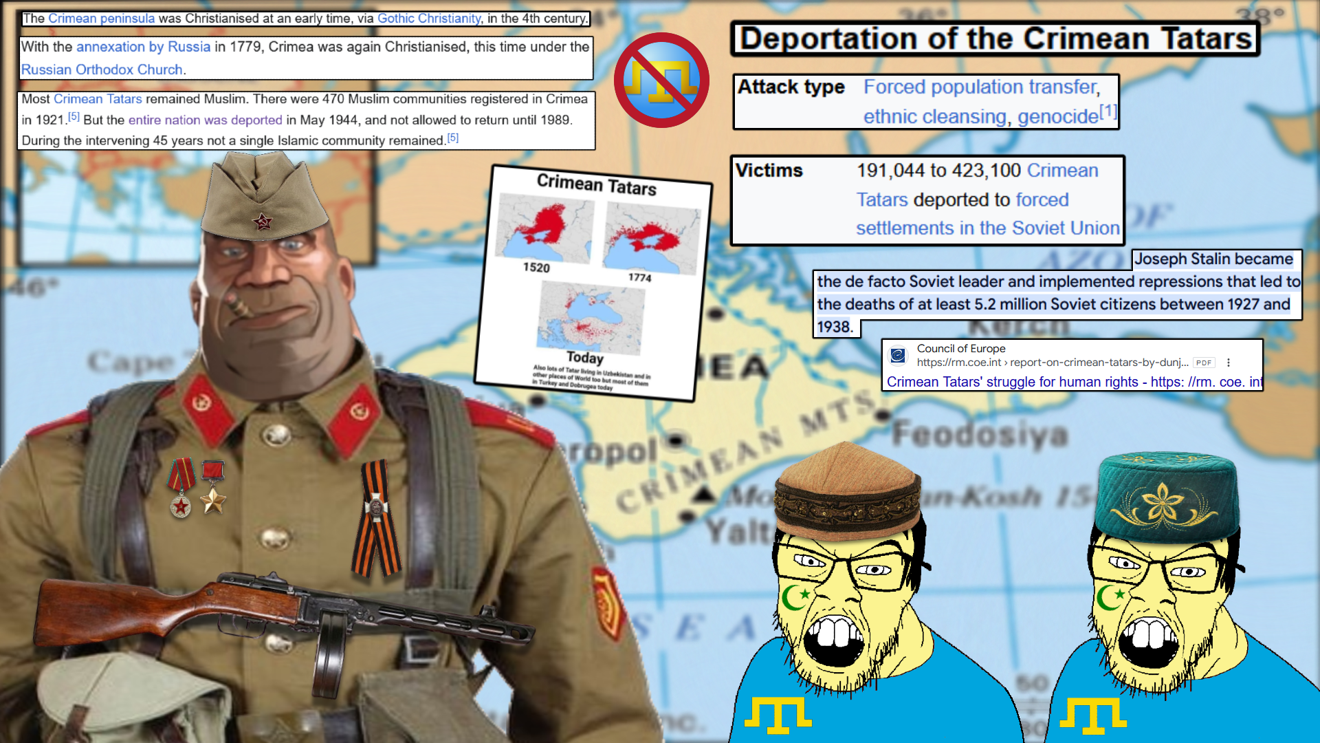 soldier (team fortress 2), feraljak, 2soyjaks, army, article, christianity, clothes, country, crimea, crimean