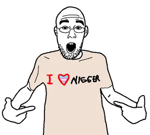 shirtjak, arm, clothes, ear, glasses, hands, heart, high quality, i heart nigger, i love