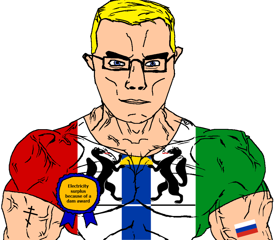 chudjak, chudjak front, muscular chud, arm, award, blonde hair, blue eyes, buff, christianity, closed mouth