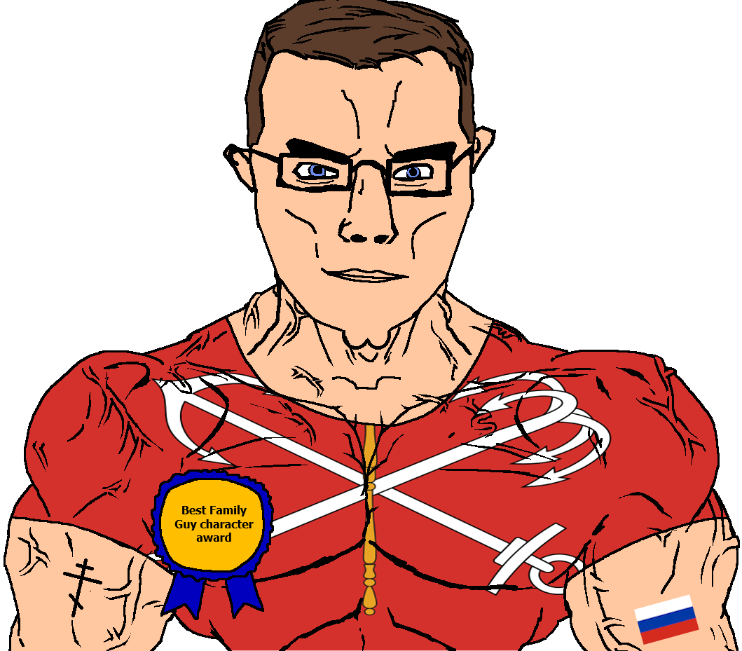 peter griffin, chudjak, chudjak front, muscular chud, anchor, animal, arm, award, bird, blue eyes