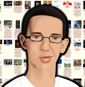 chudjak, /pol/, drawing, glasses, painting, patrick crusius, smirk, the west has fallen