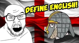 yes chad, feraljak, anglo-saxon, angry, bald, beard, blonde hair, clothes, england, germanic