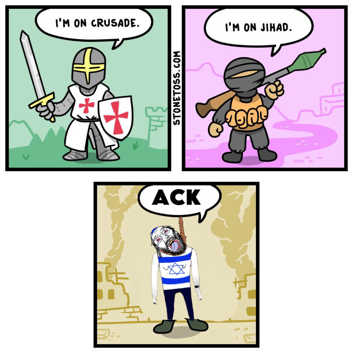 bernd, hanging troonjak, troonjak, abrahamic, ack, army, balaclava, blade, christianity, city