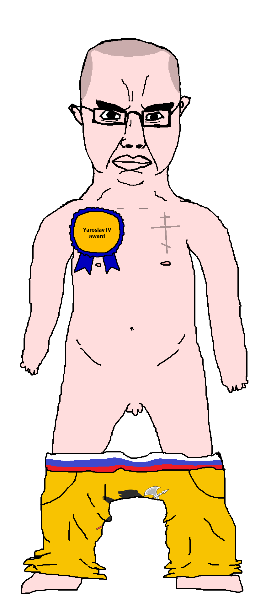 chudjak, chudjak front, obsessedchud, arm, award, axe, balding, bear, christianity, eastern orthodox