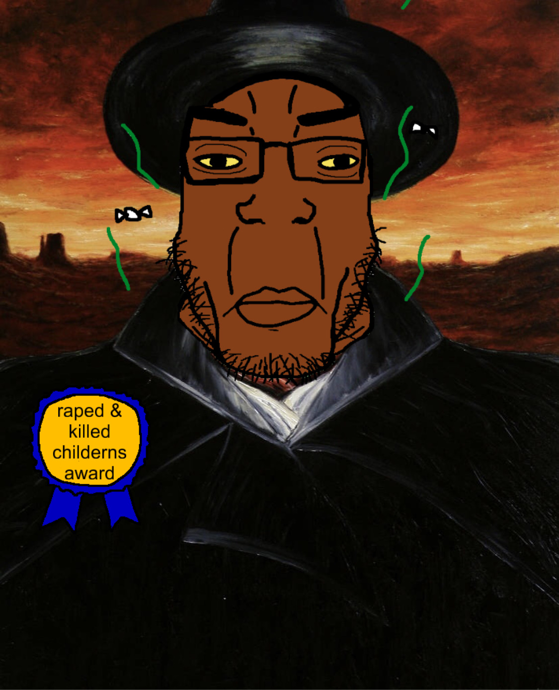 bulgarian, esl fnf pedo, chudjak, markiplier soyjak, chudjak front, chudplier, slopjak, award, badge, black skin