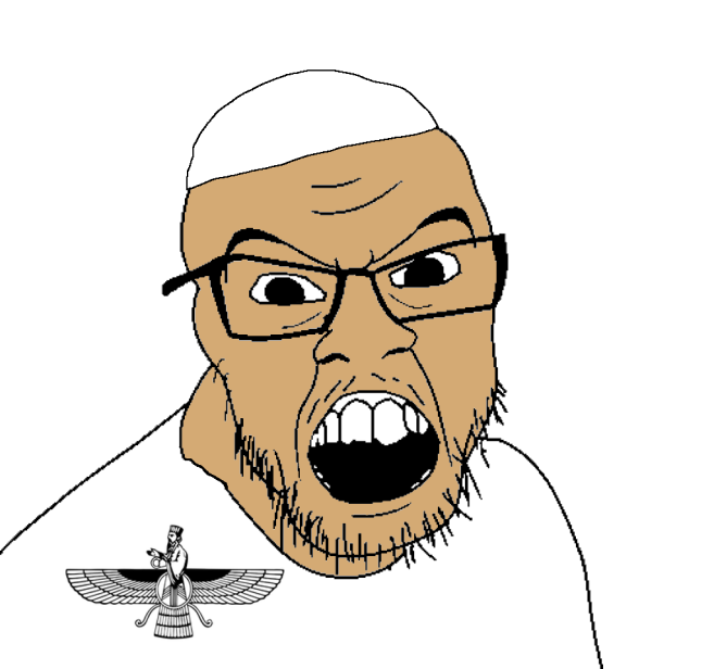 feraljak, brown skin, clothes, eyebrows, forehead lines, glasses, hat, i hate, looking at you, mustache