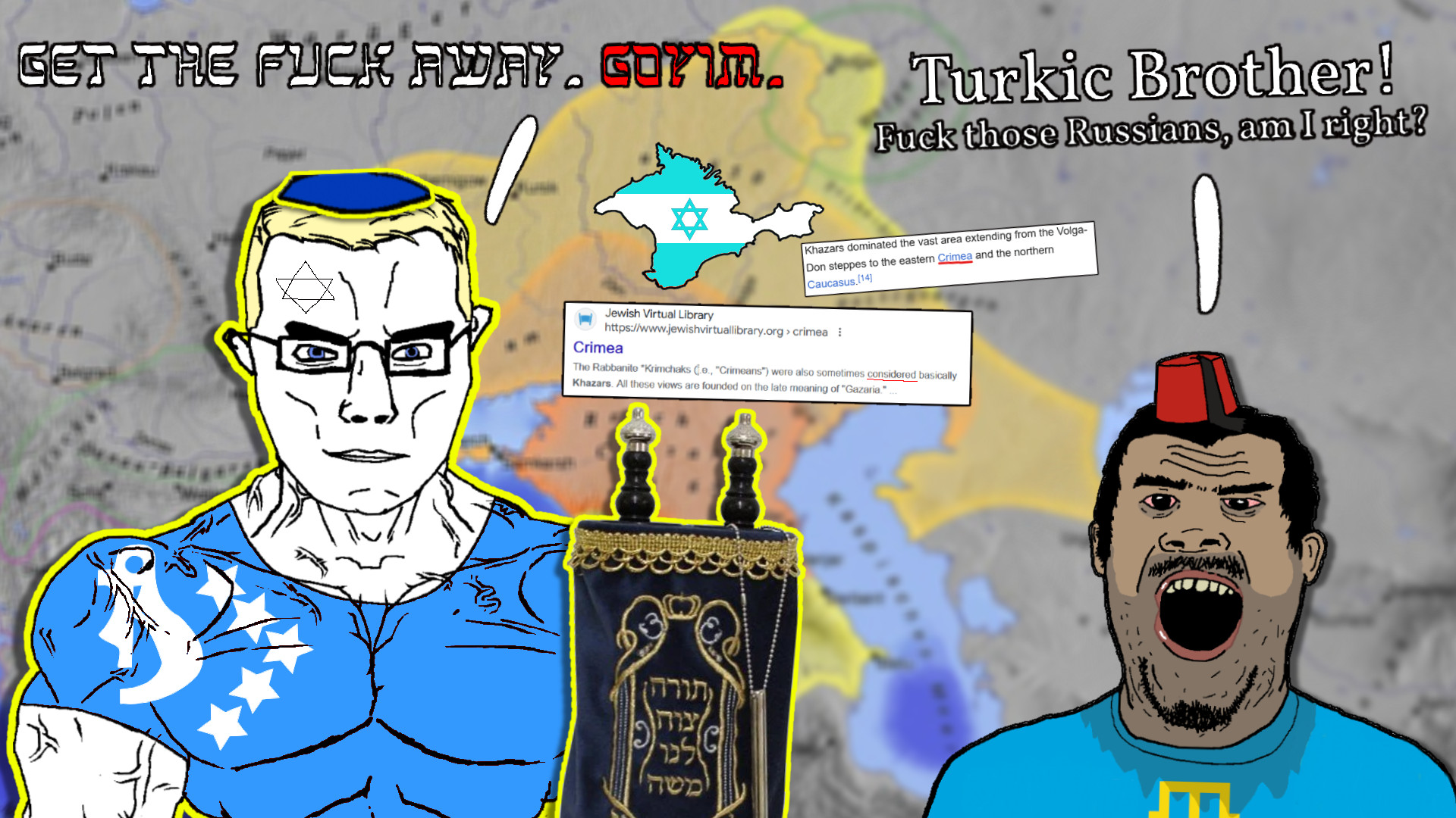 alicia, chudjak, chudjak front, muscular chud, anime, arm, asian, awards, blonde hair, blue eyes