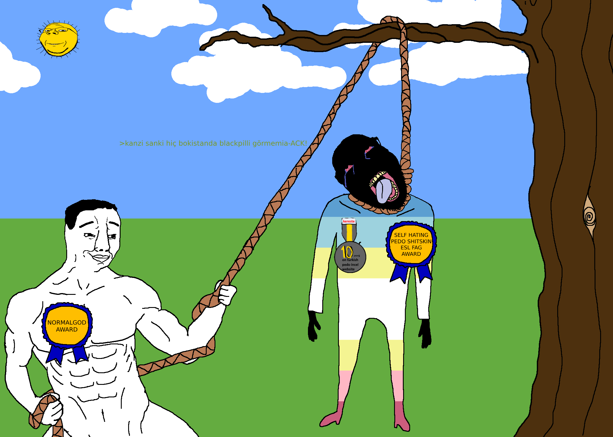 bernd, chudjak, gapejak, hanging troonjak, troonjak, wholesome soyjak, 3soyjaks, ack, arm, award