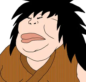 meximutt, chinkmutt, anime, clothes, fat, hair, long hair, yajirobe, dragon ball, dragon ball z