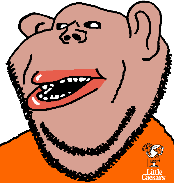impish soyak ears, impish amerimutt, amerimutt, brown skin, clothes, ear, hair, lilciza, lips, little caesars