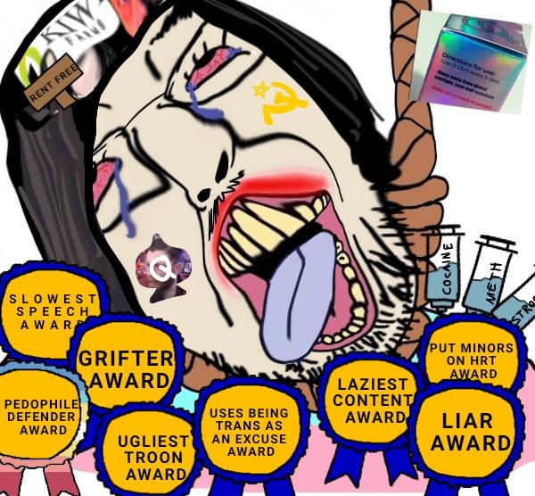 bernd, hanging troonjak, troonjak, slopjak, ack, award, bloodshot eyes, cocaine, communism, crying