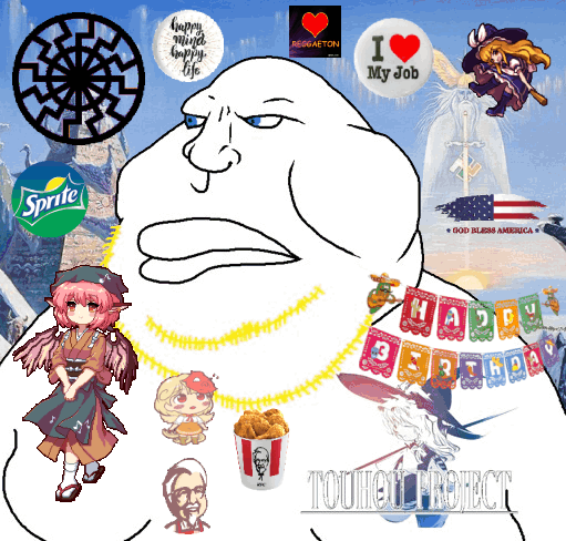 marisa kirisame, meximutt, animated, anime, blonde hair, coca cola, fanta, hair, lorelei mystia, pepsi
