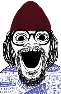 alicia, its out get in here, jerome, beanie, beard, clothes, glasses, hat, sam hyde, soyjak