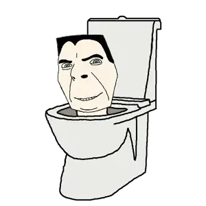 cobson, g-toilet, green eyes, hair, nose, skibidi, smile, teeth, toilet, skibidi toilet