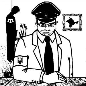 chudjak, azov battalion, cap, clothes, crimea, crimean, crimean tatar, hair, hang, hanged