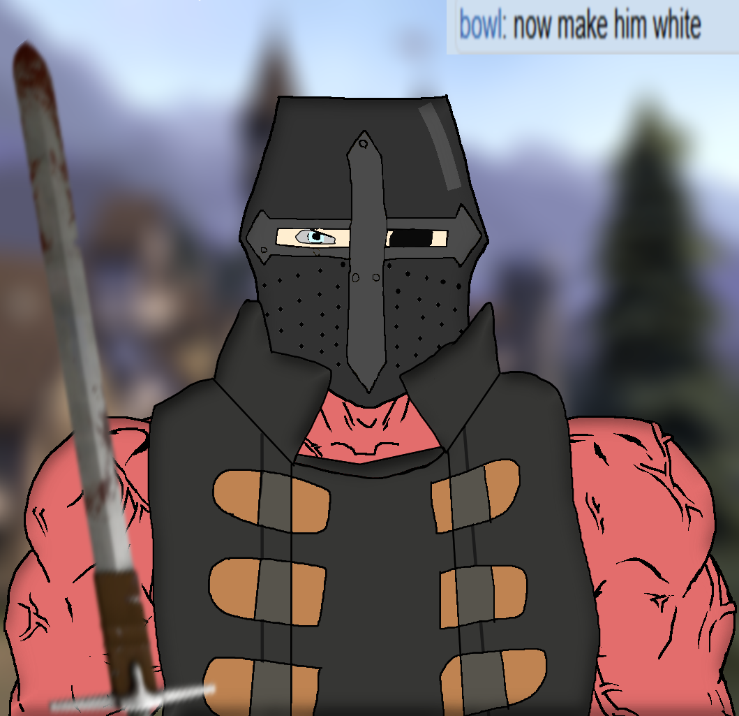 demoman (team fortress 2), chudjak, chudjak front, muscular chud, aryan, a10 eyes, africa, background, blue eyes, clothes