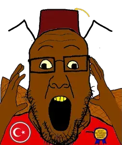 markiplier soyjak, ppp, neutralplier, ppplier, award, beard, brown skin, fez, glasses, neutral