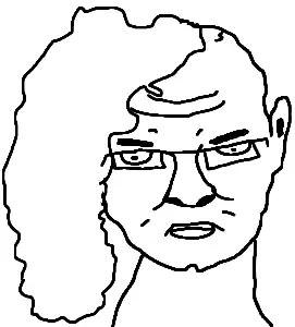 choon, unknown, ear, glasses, hair, looking down, nose, white background