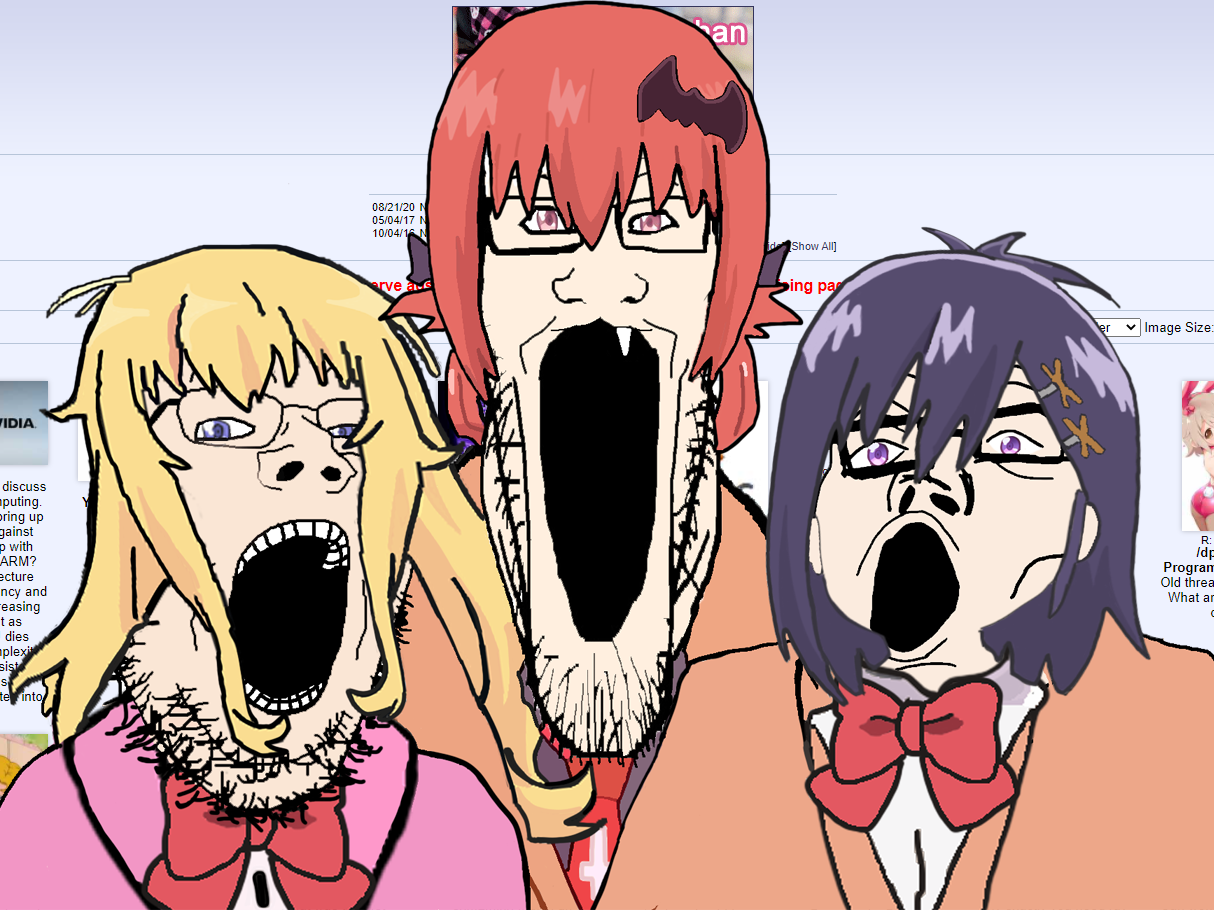 gapejak, markiplier soyjak, tony soprano soyjak, soyjak trio, /g/, 3soyjaks, 4chan, anime, bowtie, clothes