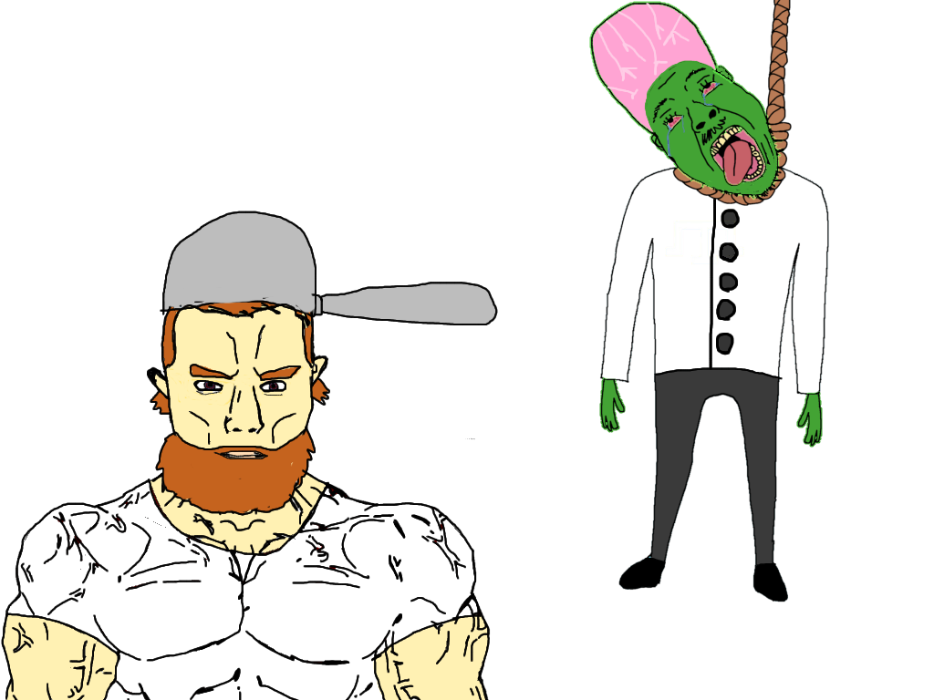 crazy dave, dr. zomboss, bernd, chudjak, chudjak front, muscular chud, ack, arm, beard, big brain