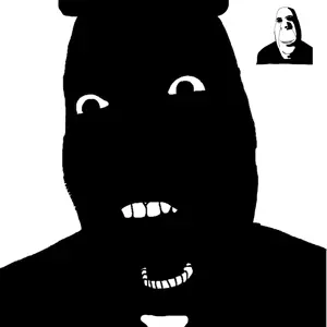 cobson, hornyson, black, black sprunki, clothes, dark, horny, horror, incredibox, open mouth