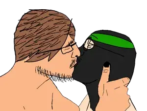 fisheyejak, flartson, flarteyejak, 2soyjaks, bandana, brown hair, gay, glasses, hair, headband