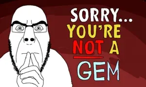cobson, cobson front2, fingers, gem, looking at you, red, red background, sigma, text