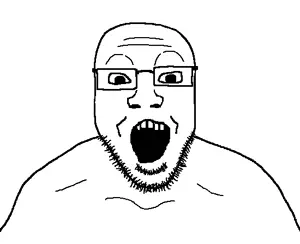 spicejak, edited, glasses, open mouth, stubble