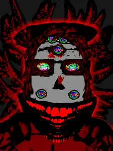 markiplier soyjak, neutralplier, voidjaks, gray skin, incomprehensible, incomprehensible woahjack, neutral, smile, teeth
