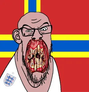 feraljak, angry, animal, british, distorted, ear, flag, flower, glasses, hair
