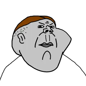 impish soyak ears, kranos, brown hair, fat, gray skin, hair