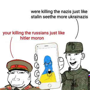 feraljak, gapejak, kuzjak, massjak, wholesome soyjak, 3soyjaks, arm, camouflage, cap, clothes