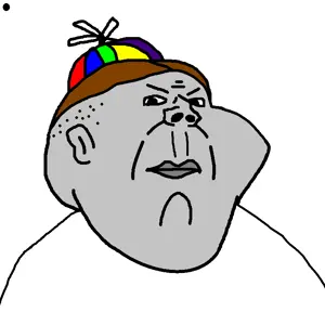 impish soyak ears, kranos, brown hair, clothes, gray skin, hair, hat, propeller hat