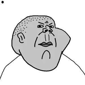 impish soyak ears, kranos, bald, fat, gray skin, shaved
