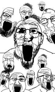 a24 slowburn soyjak, bernd, cirrus, esam, its out get in here, markiplier soyjak, tony soprano soyjak, unknown, zombombination, ear
