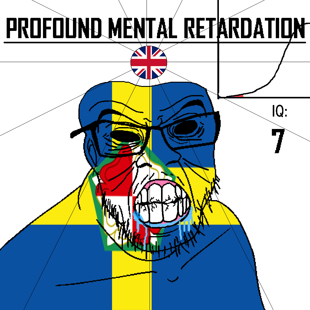 feraljak, angry, bald, bell curve, black eyes, black hole, black sclera, british, clenched teeth, closed mouth