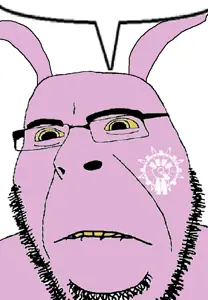 jax (the amazing digital circus), cobson, hornyson, animal, animal ears, biting lip, horny, rebbit, speech bubble, stubble