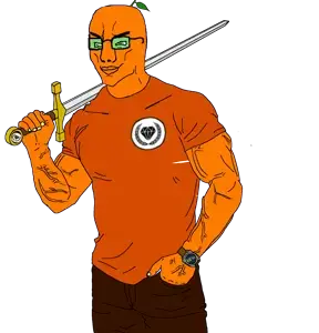 chudjak, muscular chud2, buff, fdl, glasses, grin, holding object, holding sword, muscles, muscular male