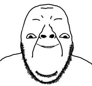 bernd, bobert, incomprehensible woahjack, smile, stubble