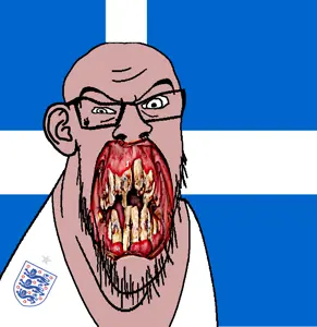 feraljak, angry, animal, british, distorted, ear, flag, flower, glasses, hair