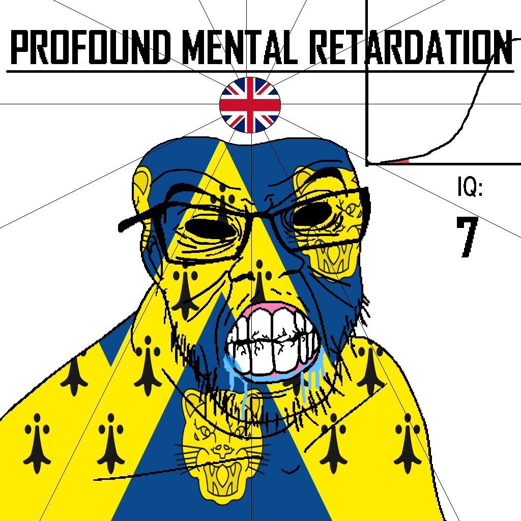 feraljak, angry, animal, bald, bell curve, black eyes, black hole, black sclera, british, clenched teeth