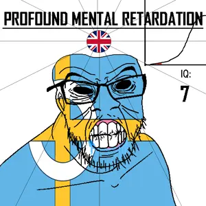 feraljak, angry, bald, bell curve, black eyes, black hole, black sclera, british, clenched teeth, closed mouth