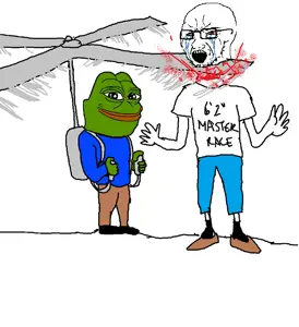 pepe, soyak, amphibian, animal, beard, beheaded, bloodshot eyes, clothes, crying, frog