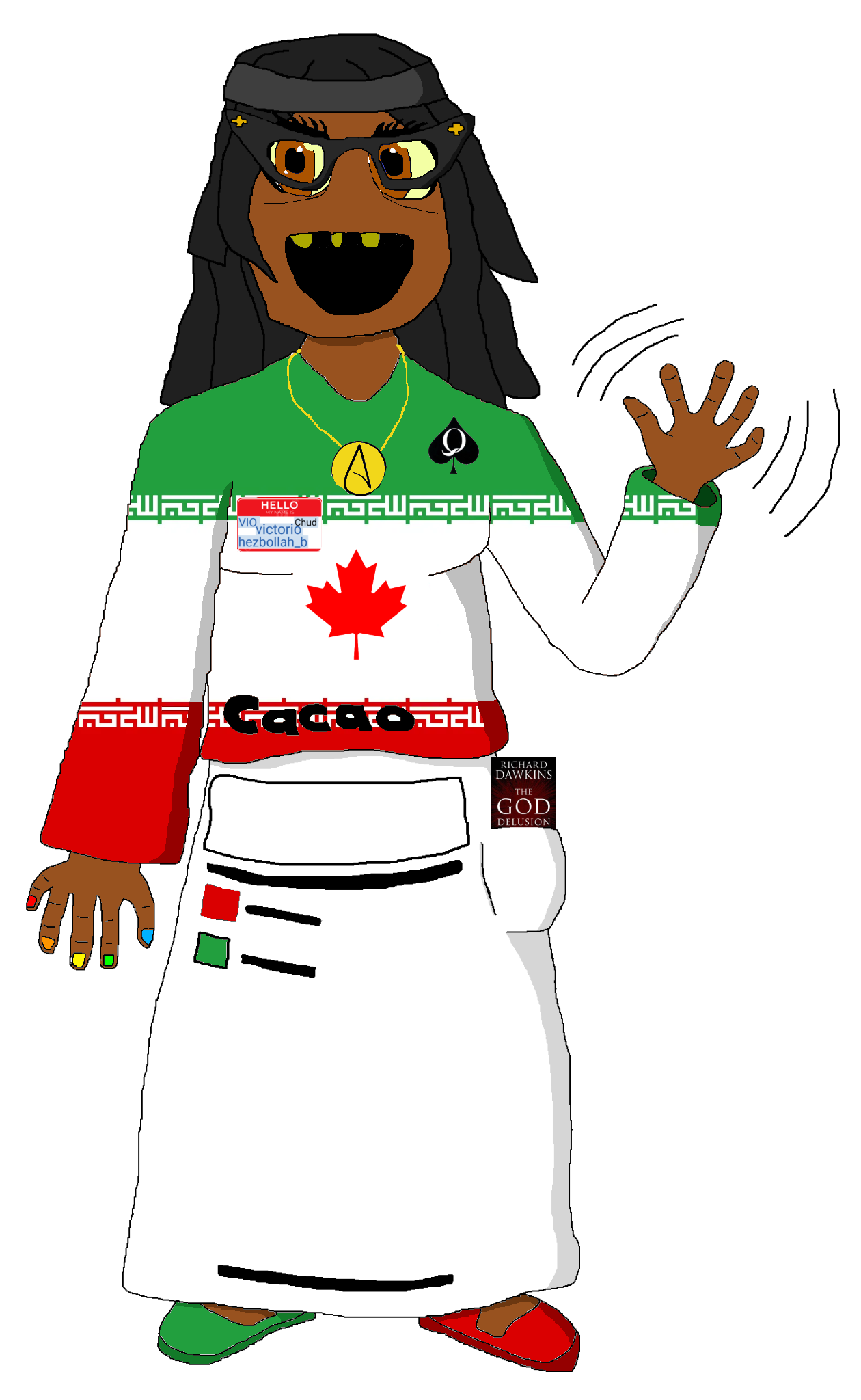 soytan, atheism, atheistcuck, brown eyes, brown skin, bwc only, canada, female, glasses, hair
