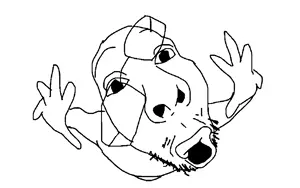 sectionalism, fisheyejak, aliased, bald, glasses, hands, open mouth, stubble