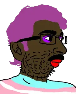 pajeetjak, beard, brown skin, glasses, india, indian, lipstick, mustache, pajeet, shitskin