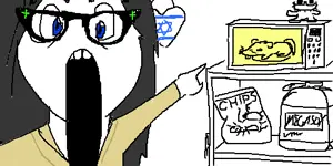 soytan, two pointing soyjaks, 2soyjaks, animal abuse, blue eyes, chips, clothes, drink, flag, funko pop